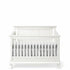 Solid Back Crib Solid White