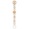 Wooden Soother Chain Clip - Heart