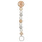Wooden & Silicone Soother Chain Clip - Star