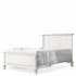 Full Bed Open Back Solid White