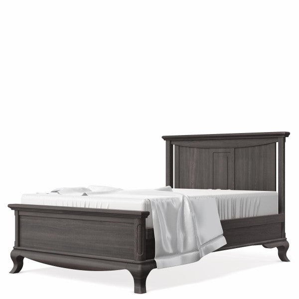 Full Bed Solid Back Oil Grey