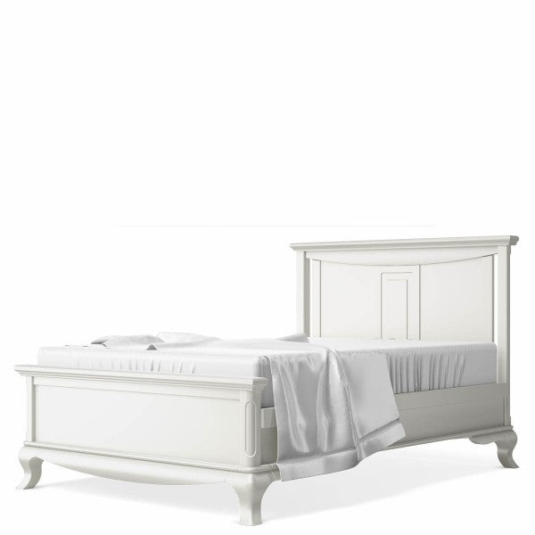 Full Bed Solid Back Solid White