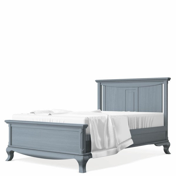 Full Bed Solid Back Washed Grey
