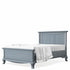 Full Bed Solid Back Washed Grey
