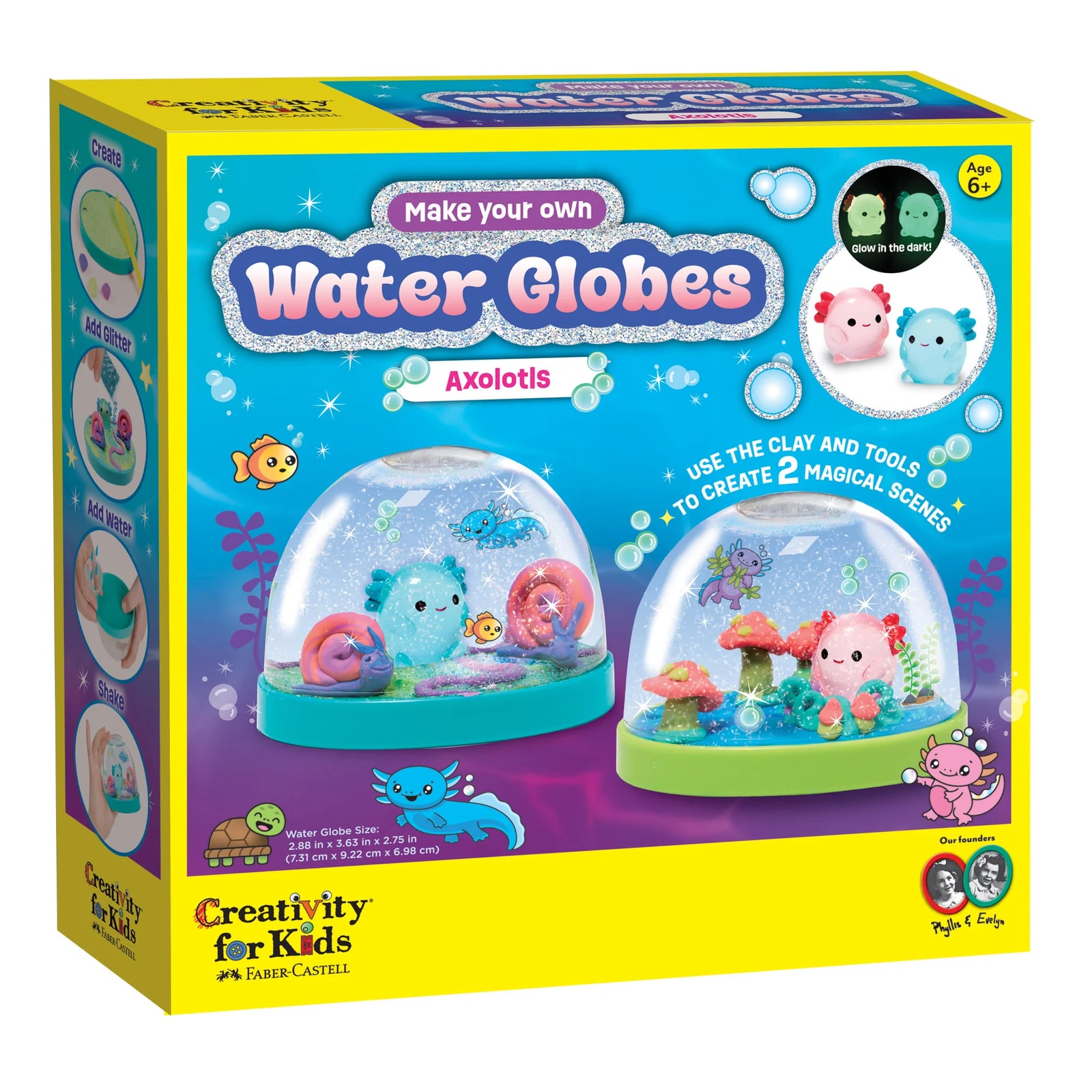 Faber Castell Make Your Own Water Globes - Axolotls