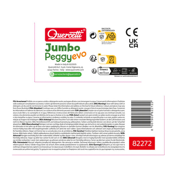 Quercetti Jumbo Peggy Evo
