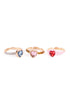 Great Pretenders Hearts of Love Ring Set, 3pc