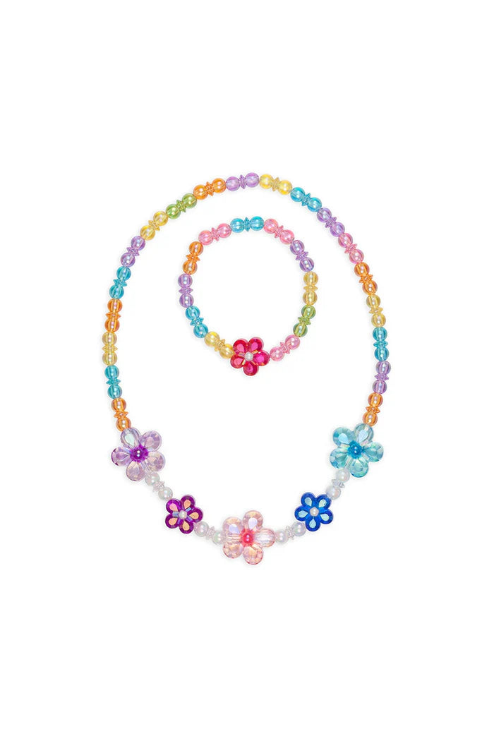 Great Pretenders Blooming Beads Necklace & Bracelet Set, 2pc