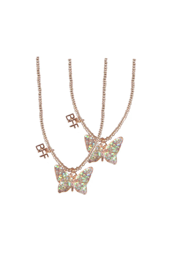 Great Pretenders BFF Butterfly Share & Tear Necklace, 2pc