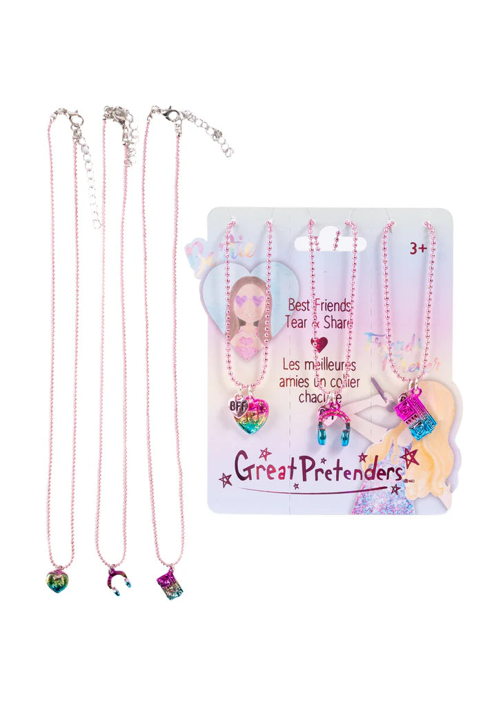 Great Pretenders Taylor's Bestie Squad Tear & Share Necklaces, 3pc