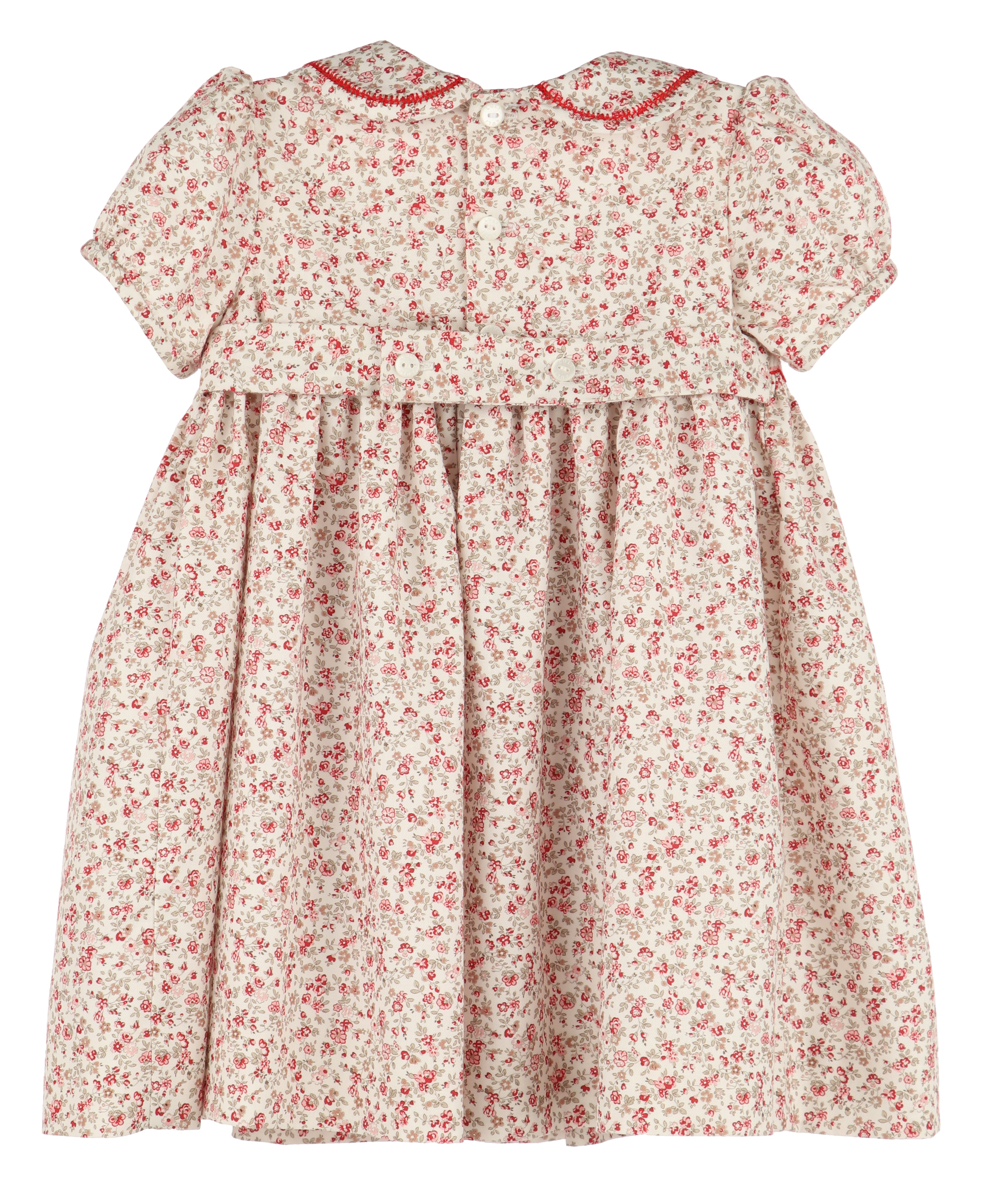 Mulberry Smock Dress, Red