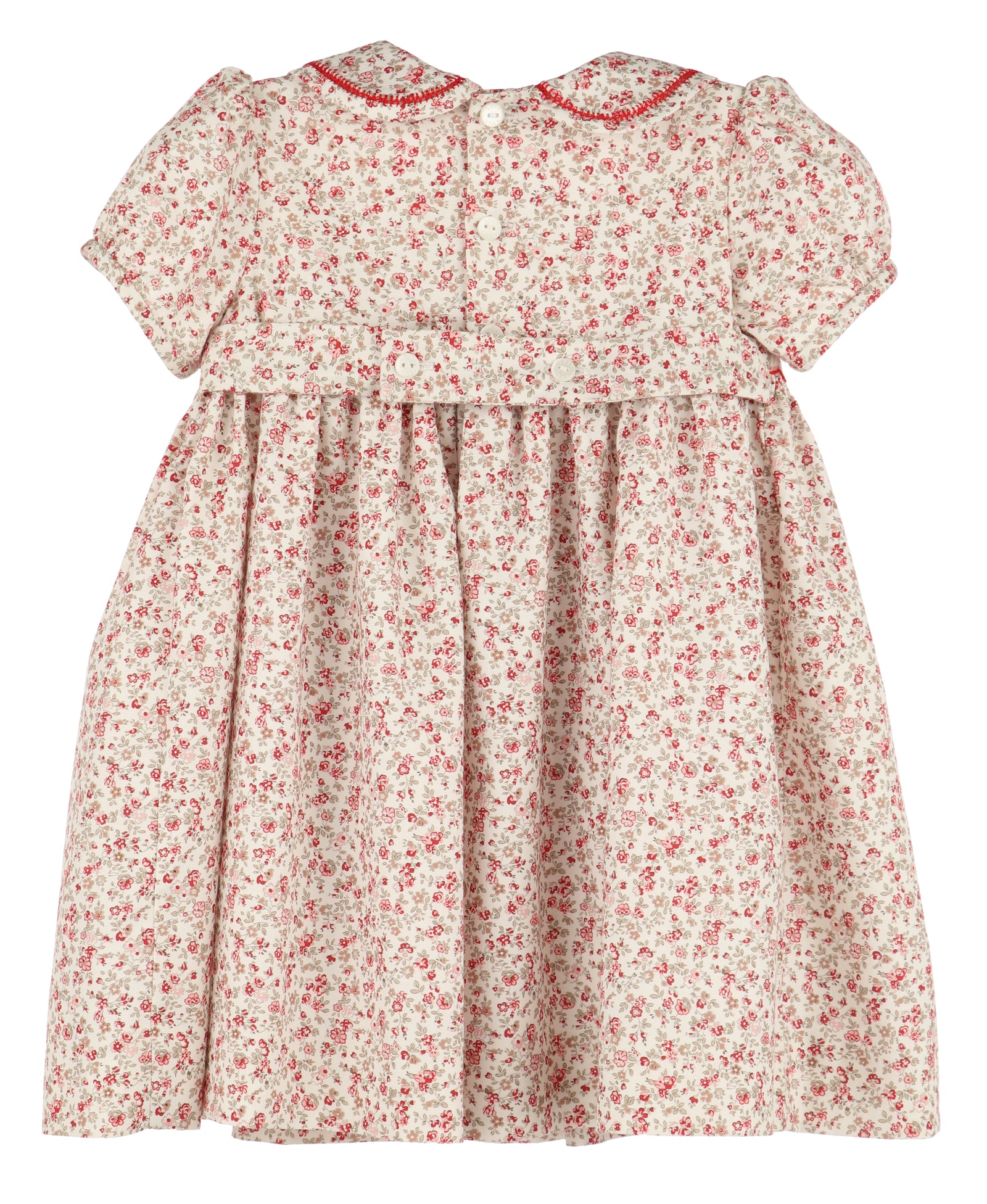 Mulberry Smock Dress, Red