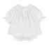 Classic Embroidery Feston Bishop with Bonnet, Pink