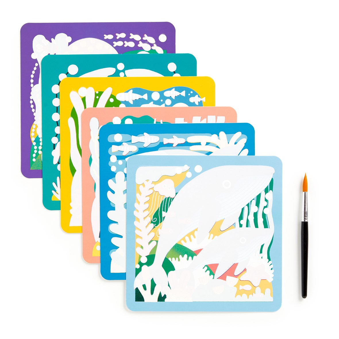 Chronicle Mudpuppy Under The Sea Color Magic Water-Reveal Kit