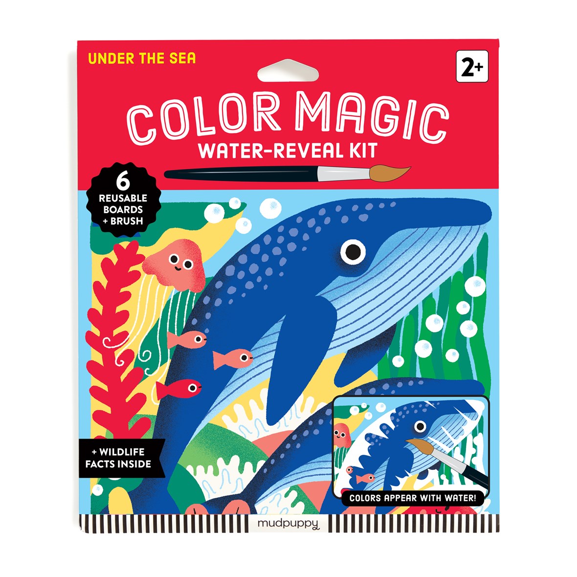 Chronicle Mudpuppy Under The Sea Color Magic Water-Reveal Kit