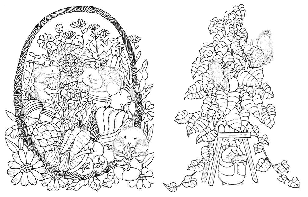 Hachette Book Group A Million Cute Animals - Adorable Animals to Color