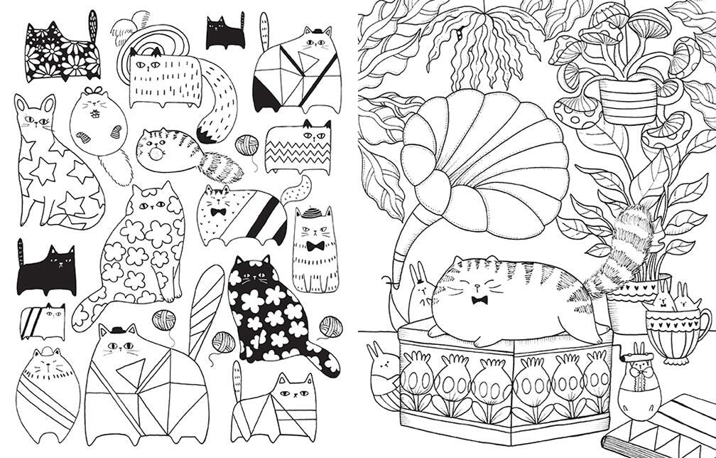 Hachette Book Group A Million Cute Animals - Adorable Animals to Color
