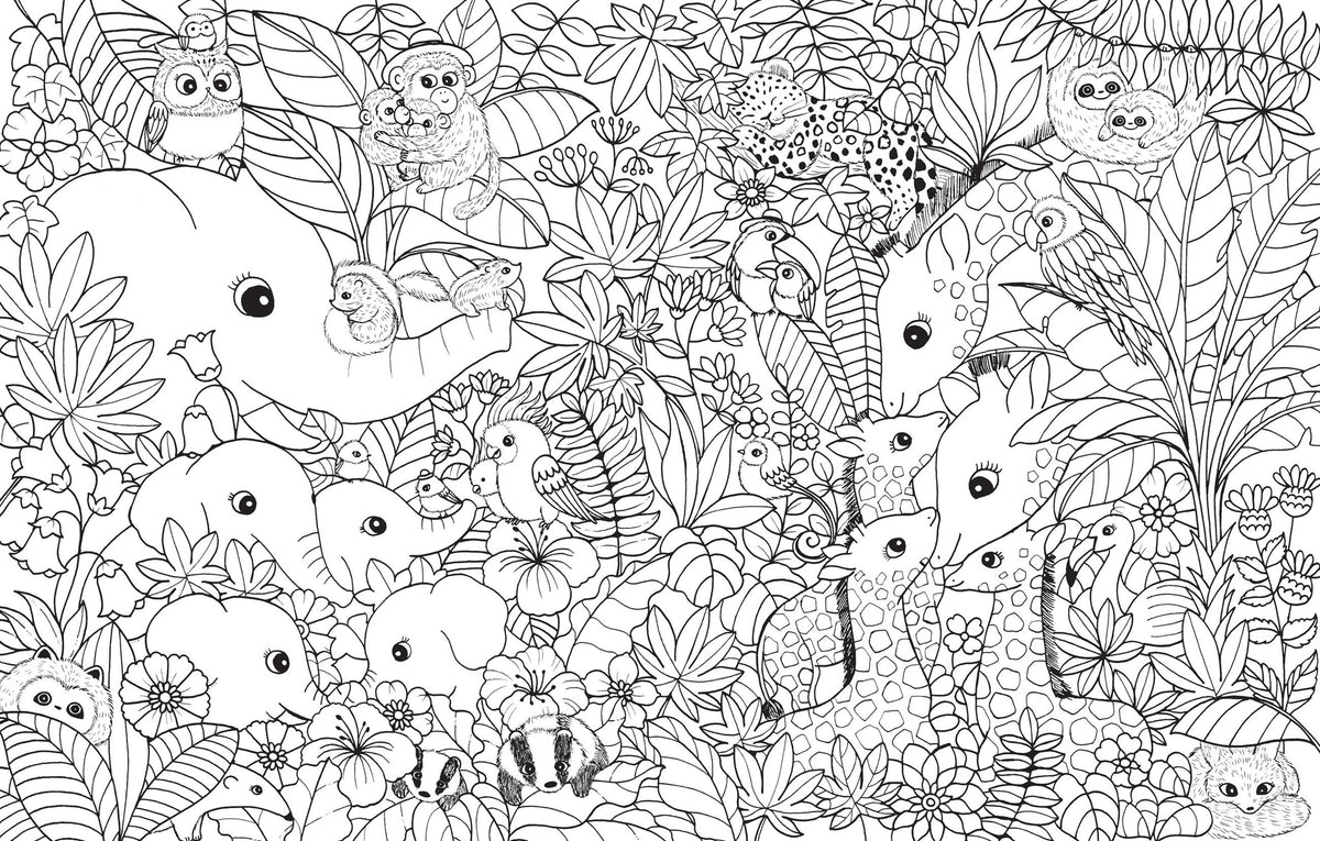Hachette Book Group A Million Baby Animals - Little Creatures to Color