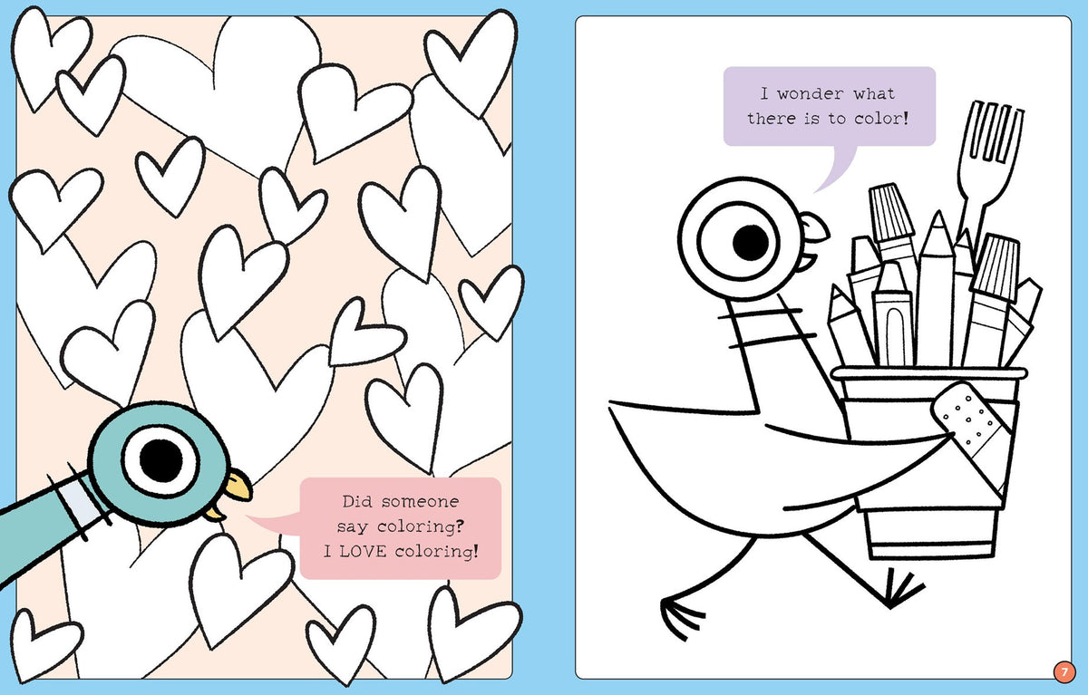 Hachette Book Group Don't Let The Pigeon Color This Book!: A Superfun Mo Willems and You Coloring Book!