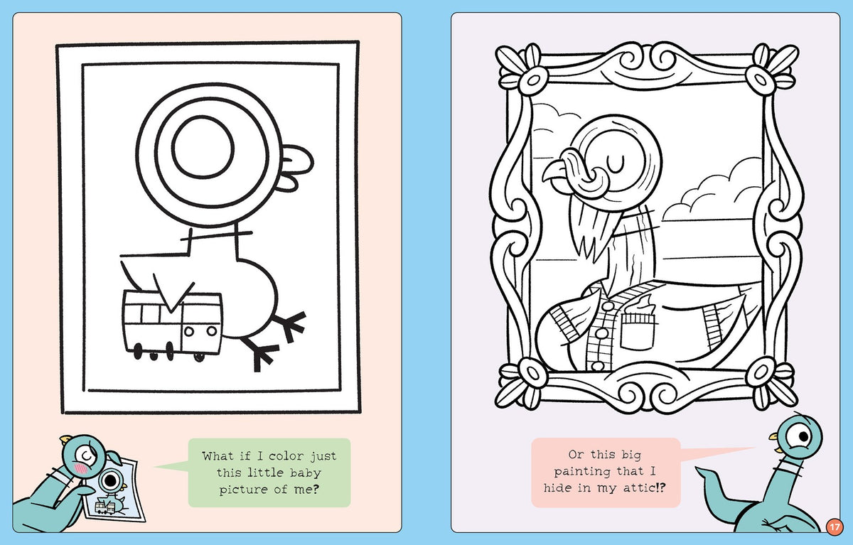 Hachette Book Group Don't Let The Pigeon Color This Book!: A Superfun Mo Willems and You Coloring Book!