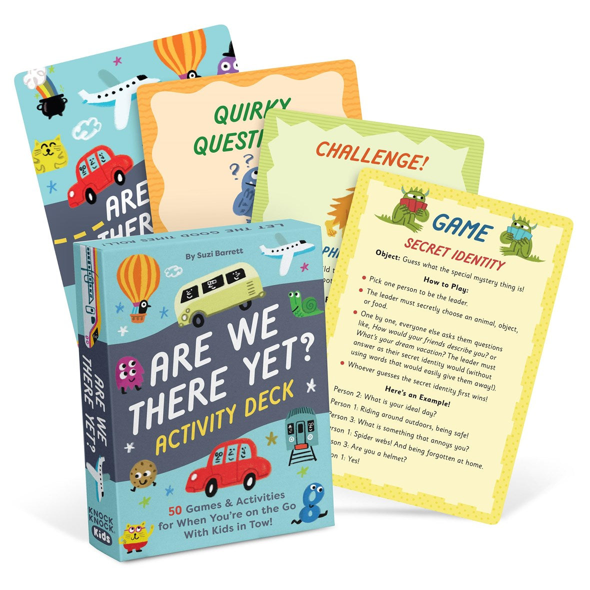 Hachette Book Group Are We There Yet? Activity Deck: 50 Games & Activities for When You’re on the Go with Kids in Tow!