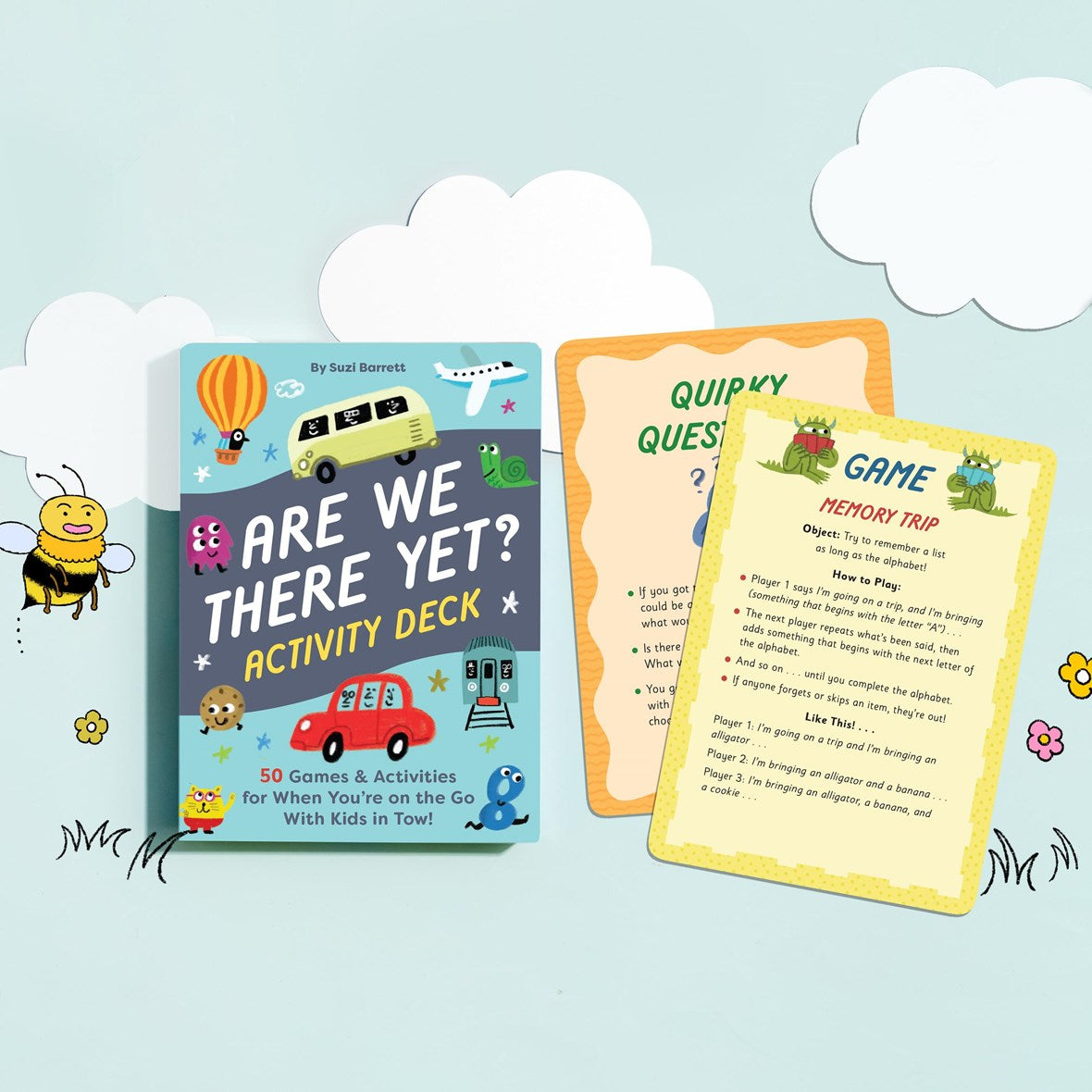Hachette Book Group Are We There Yet? Activity Deck: 50 Games & Activities for When You’re on the Go with Kids in Tow!