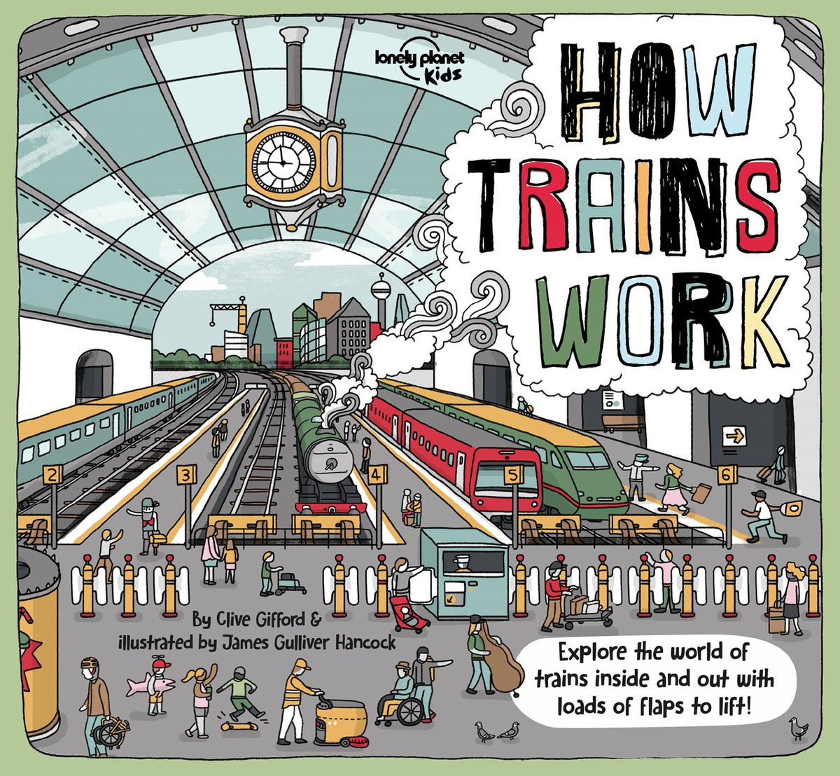 Hachette Book Group Lonely Planet Kids How Trains Work - Brilliant Facts & Lift the Flaps