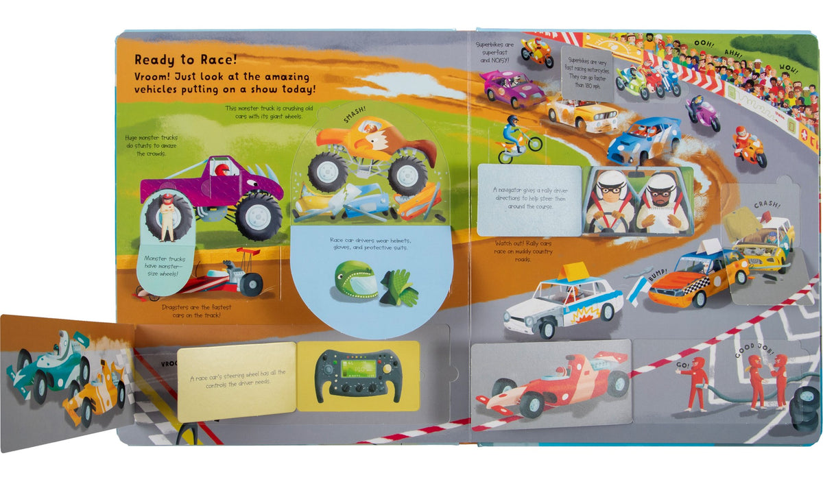 Fox Chapel Publishing Lift the Flap- Discovery! Things That Go!