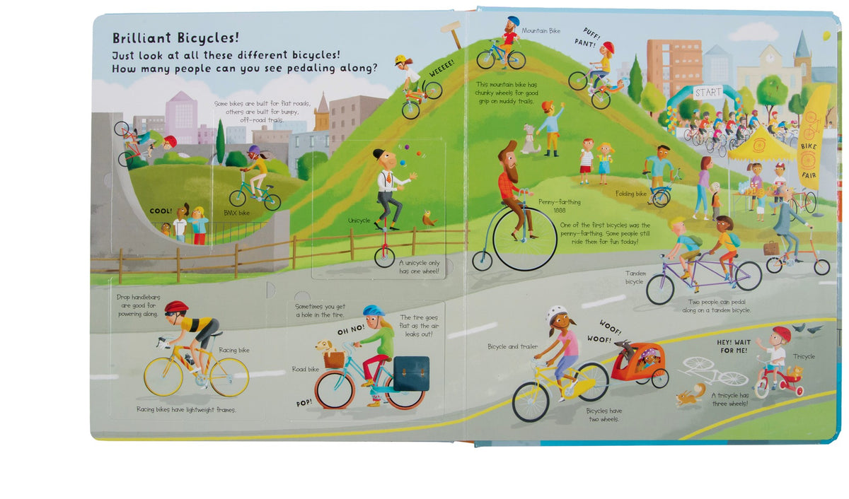 Fox Chapel Publishing Lift the Flap- Discovery! Things That Go!