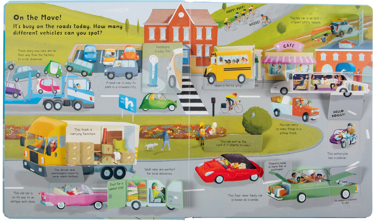 Fox Chapel Publishing Lift the Flap- Discovery! Things That Go!