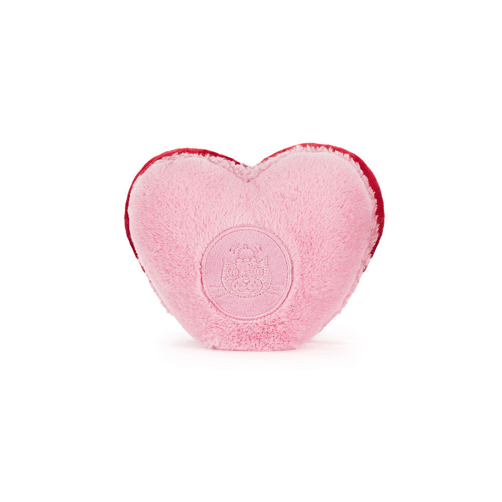 Jellycat Amuseables Colette Heart Macaron, Pink