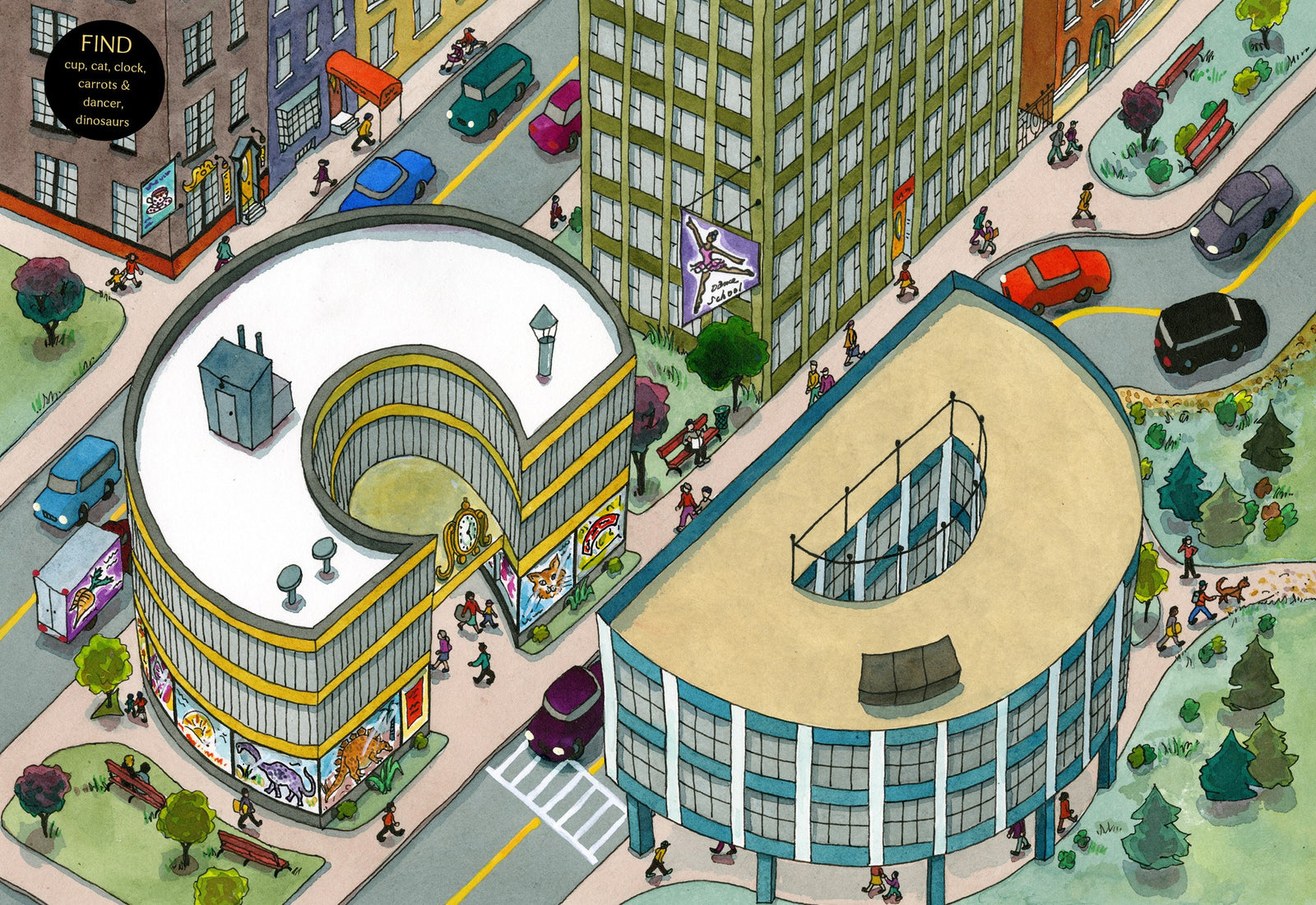 Schiffer Publishing ABCity: Maze & Seek-n-Find