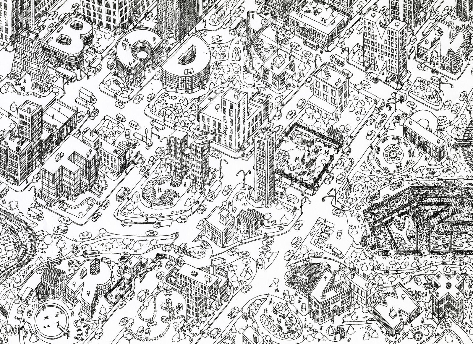 Schiffer Publishing ABCity: Maze & Seek-n-Find