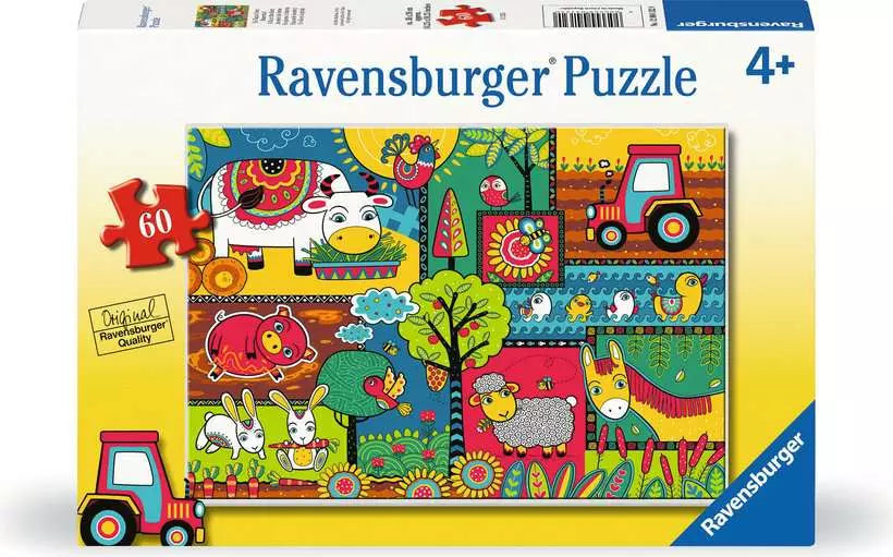 Ravensburger A Day at the Farm 60PC Puzzle