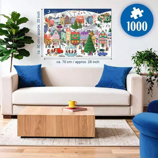 Ravensburger Adult puzzle 1000 pieces - Christmas Town