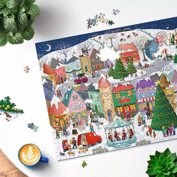 Ravensburger Adult puzzle 1000 pieces - Christmas Town
