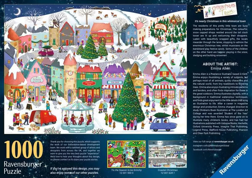 Ravensburger Adult puzzle 1000 pieces - Christmas Town