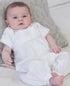 Kissy Kissy Aiden Christening Convertible Gown & Hat Set