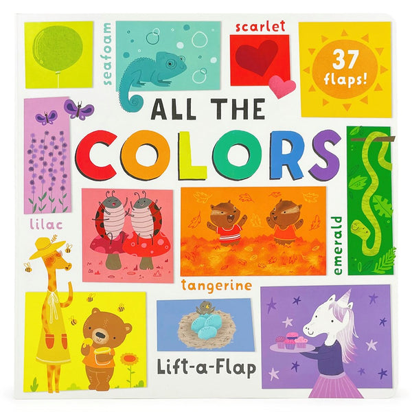 All the Colors: Large Lift a Flap Board Book