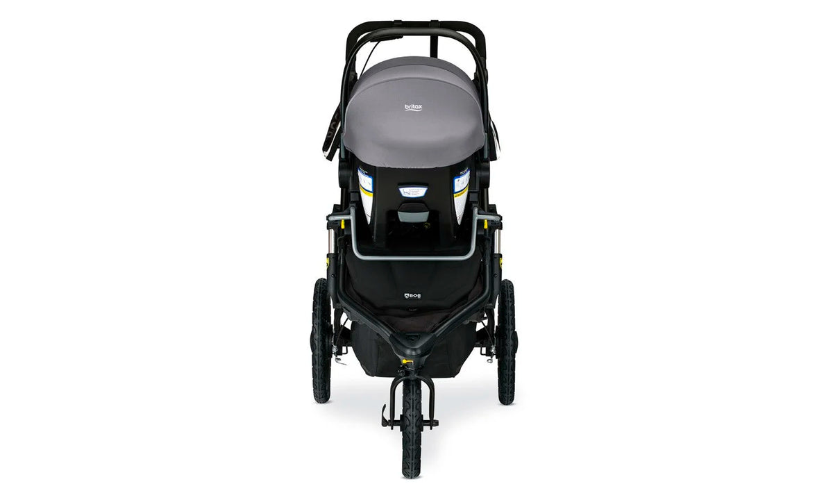 Willow S Infant Car Seat attached to Alterrain Pro using the Infant Car Seat Adapter