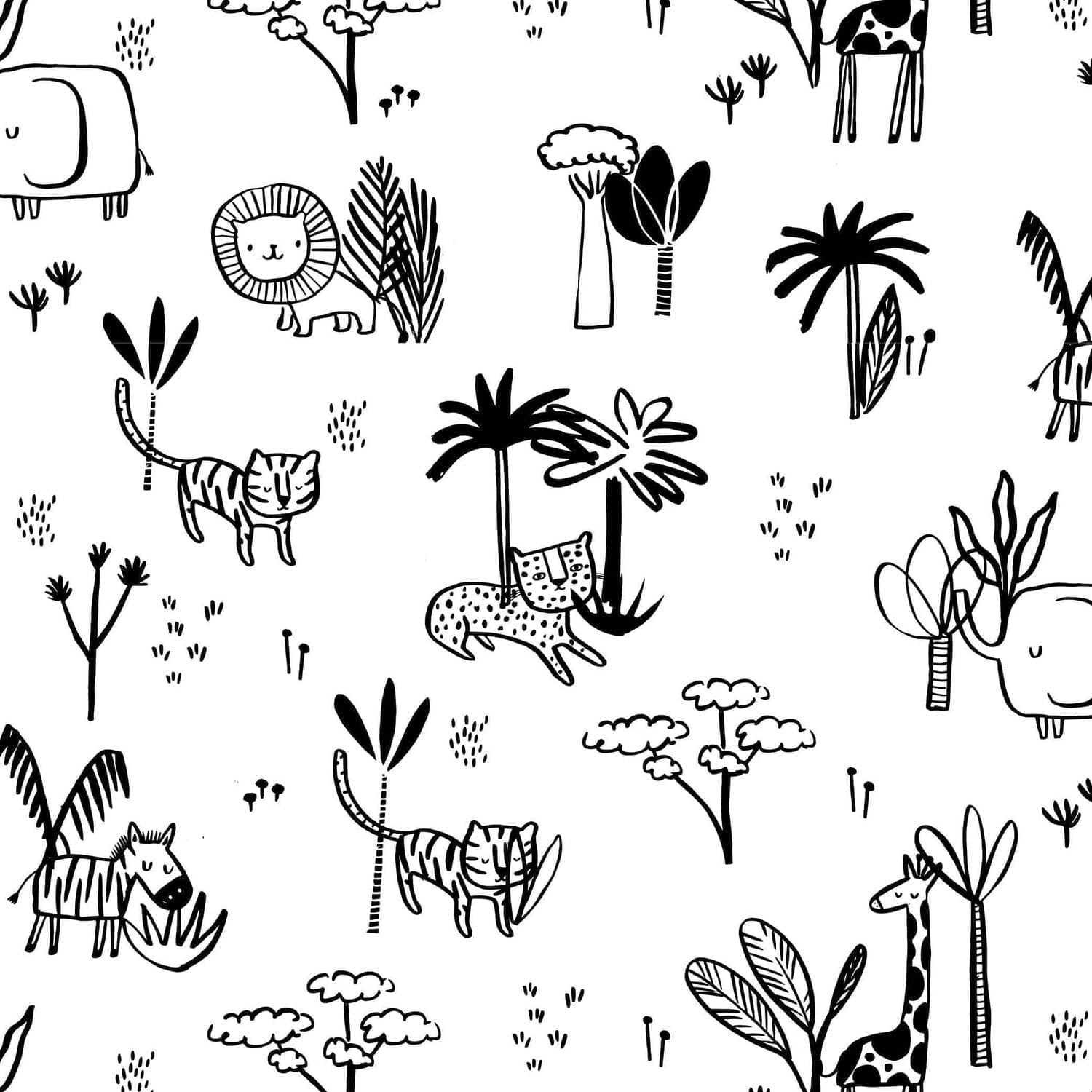 Animal Safari Modal Magnetic Footie