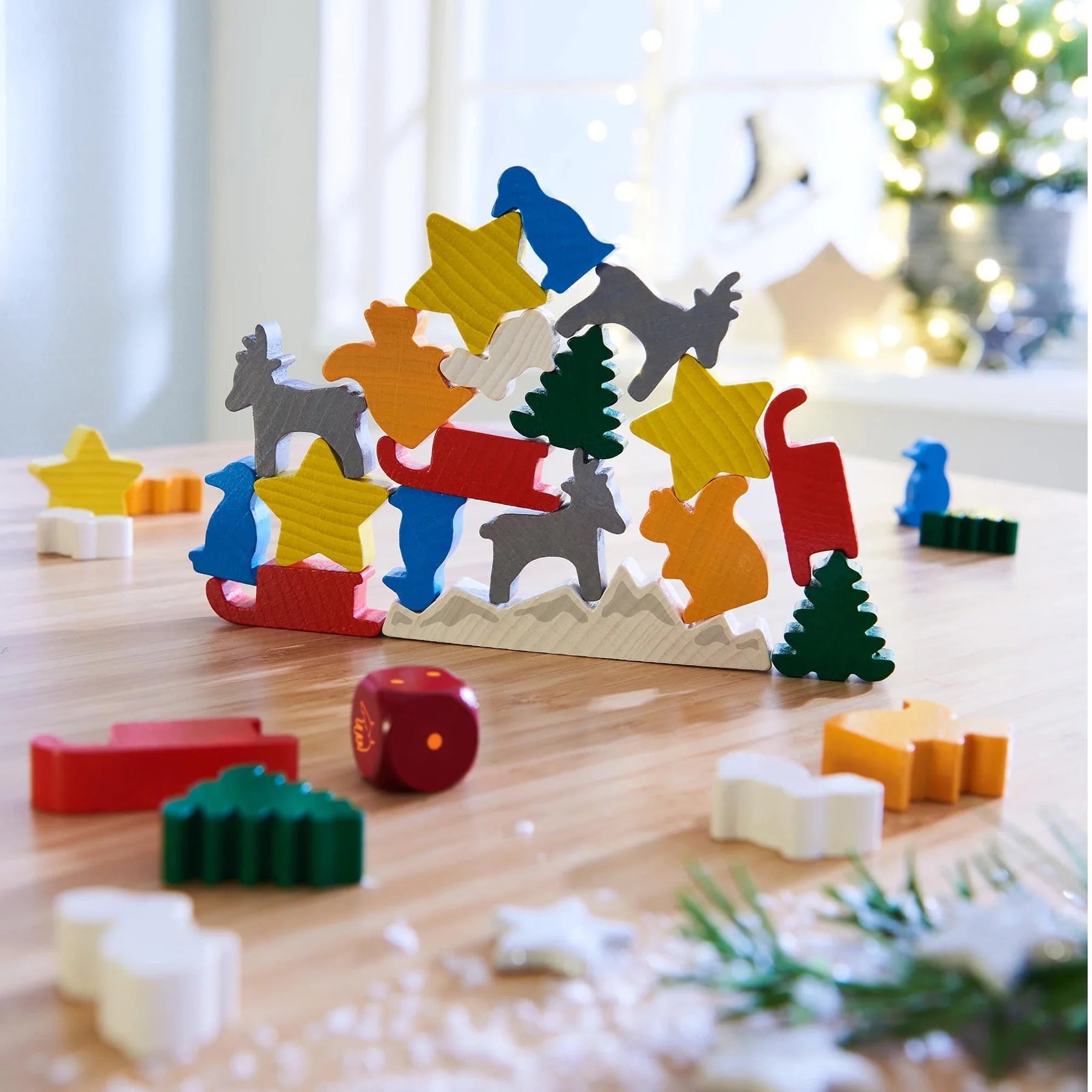 Animal Upon Animal Christmas Stacking Game