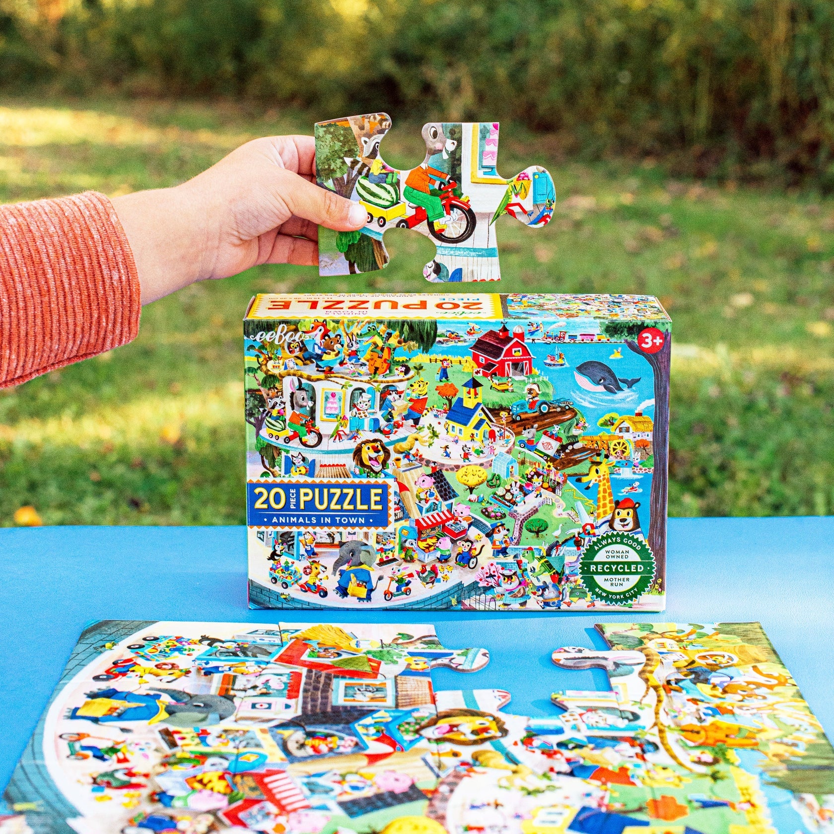 Animals In Town 20 Piece Puzzle