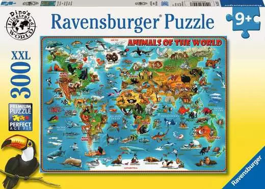 Ravensburger Animals of the World 300PC Puzzle XXL