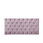 Tufted Panel Pink Velvet