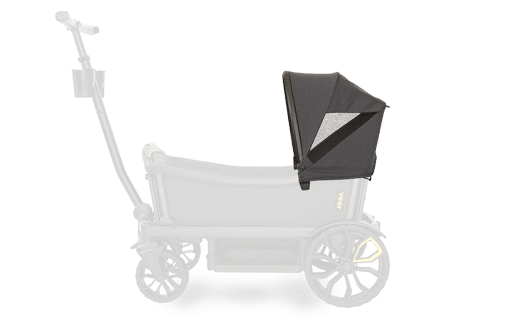 XL Retractable Canopy, Heather Gray