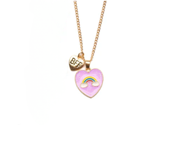 Great Pretenders Rainbow Butterfly BFF Necklace