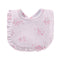 Baby Club Chic Tiny Bunch of Roses Printed Pima Bib with Ruffle