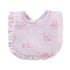 Baby Club Chic Tiny Bunch of Roses Printed Pima Bib with Ruffle