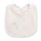 Baby Club Chic Spring Flowers Bib w/Lace Trim
